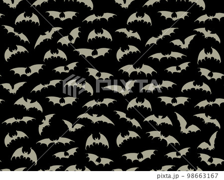 The bats is flying. Vector drawing 98663167