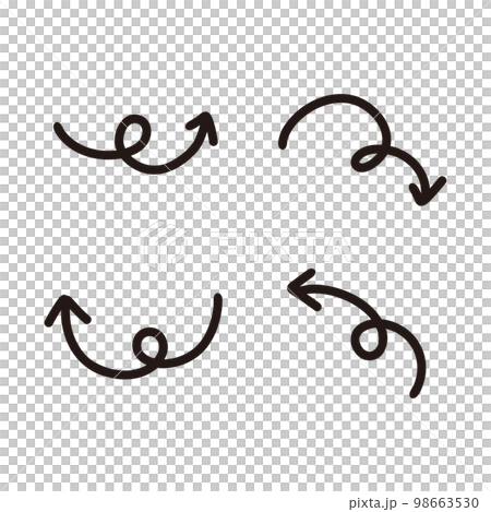 手繪箭頭 手繪箭頭 98663530