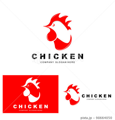 Chicken Logo, Farm Animal Vector, Design For Chicken Farm, Fried Chicken Restaurant, Cafe Chicken Logo, Farm Animal Vector, Design For Chicken Farm, Fried Chicken Restaurant, Cafe 98664050