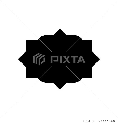 Islamic windows and arches with modern boho 98665360