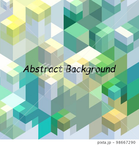 Colorful cubes seamless pattern. Geometric cubes pattern. Beautiful geometrical pattern with colorful cubes. eps 10 Colorful cubes seamless pattern. Geometric cubes pattern. Beautiful geometrical pattern with colorful cubes. eps 10 98667290