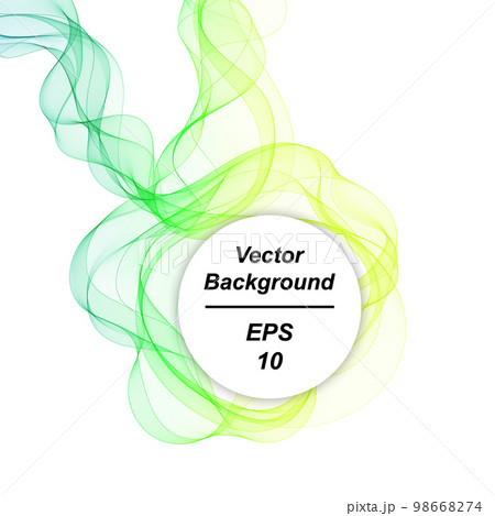 Colored abstract wave. Vector background. Design element. eps 10 98668274