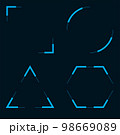 Holographic frames. Science Fiction elements for the interface. 98669089