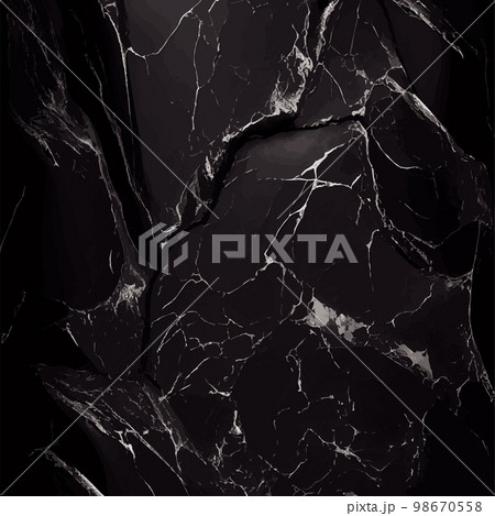 Black marble texture design, colorful dark marble surface, curved golden lines, bright abstract background design 98670558