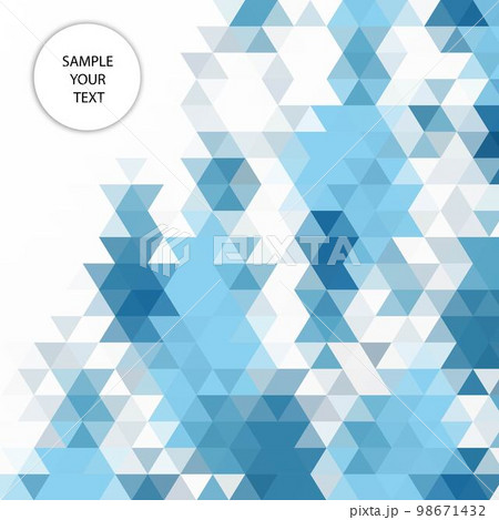 Abstract geometrieps 10c background. Triangles. Design element. Abstract geometrieps 10c background. Triangles. Design element. 98671432