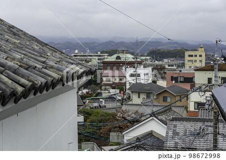 玉島の町並み　玉島中央町の眺望　岡山県倉敷市 98672998