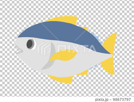 デフォルメしたマグロ 98673797