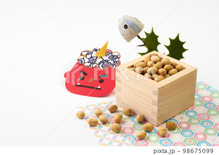 節分 豆まきイメージ 節分 豆まきイメージ 98675099