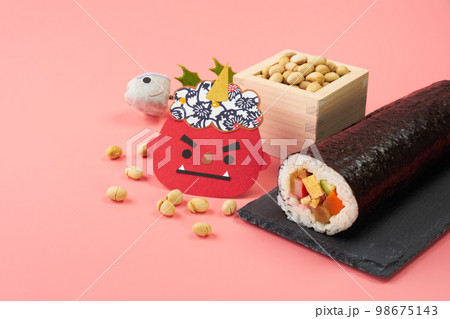 節分 豆まきイメージ 節分 豆まきイメージ 98675143