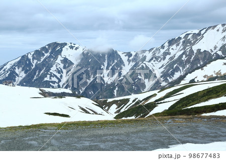 室堂平から見た大日岳 98677483