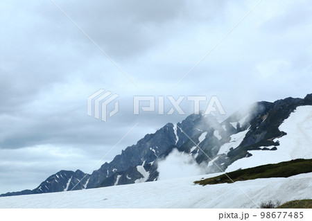 室堂平から見た大日岳 98677485