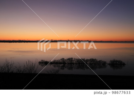 茨城百景、かすみがうら市歩崎展望台 98677633