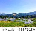日本の田舎の棚田 98679130