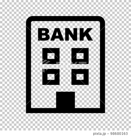 簡單的銀行大樓圖標。金融辦公大樓。向量。 簡單的銀行大樓圖標。金融辦公大樓。向量。 98680163