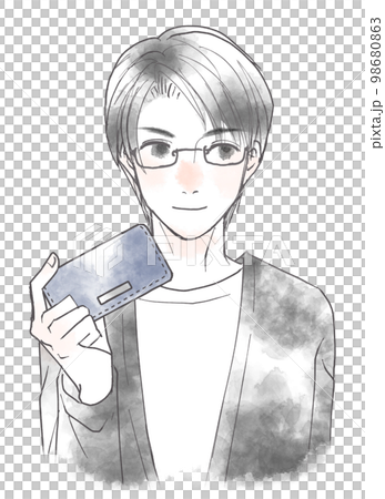 man with long wallet 98680863