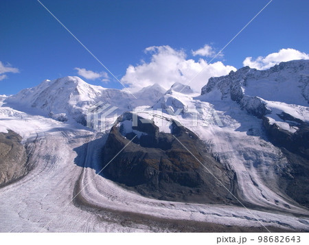 ゴルナーグラート展望台からの氷河 98682643