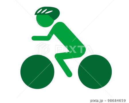 自転車のピクトグラム 98684659