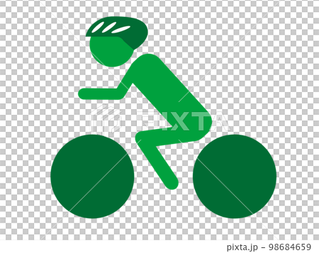 自転車のピクトグラム 98684659