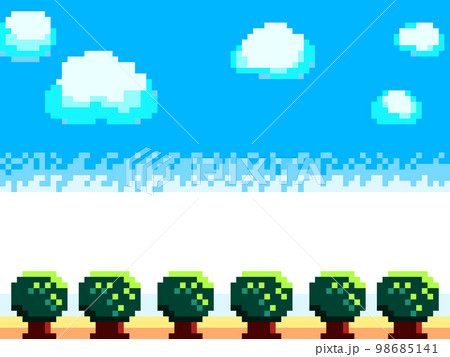 ドット絵　ゲームコマンド風 98685141