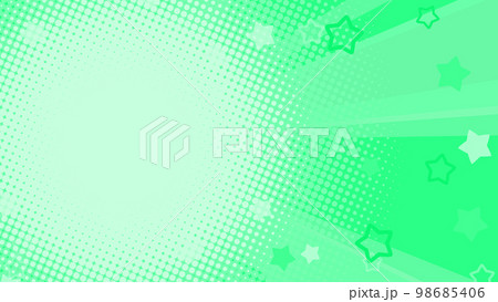 コピースペース　放射状の線の背景　星あり 98685406