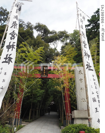 熱海にある来宮神社の風景 熱海にある来宮神社の風景 98686745