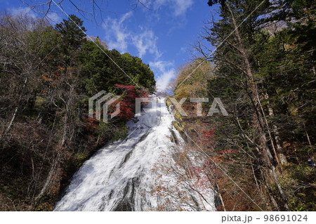 奥日光戦場ケ原の遊歩道　湯滝　2022年10月31日 98691024