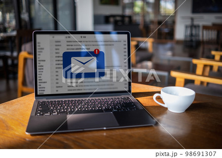 Mail Communication Connection message to mailing contacts phone Global Letters Concept Mail Communication Connection message to mailing contacts phone Global Letters Concept 98691307
