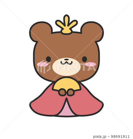 お雛様のクマさん お雛様のクマさん 98691911