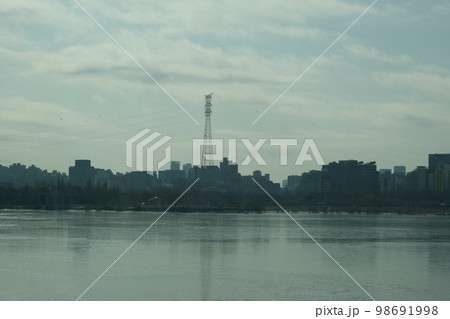 冬 漢江 寒波 98691998