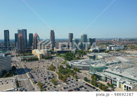 Aerial of the skyline of Mississauga, Canada Aerial of the skyline of Mississauga, Canada 98692287