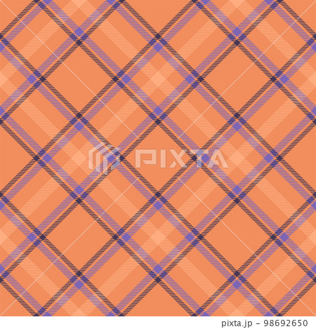 Tartan scotland seamless plaid pattern vector. Retro background fabric. Vintage check color square geometric texture for textile print, wrapping paper, gift card, wallpaper design. 98692650