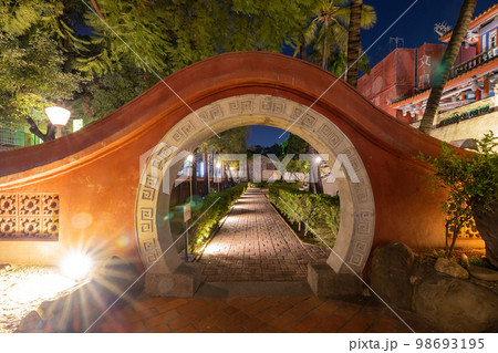 Night view of the historical Chikan Tower Night view of the historical Chikan Tower 98693195