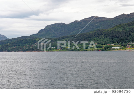 Beautiful norwegian fjord landscape - Andalsnes 98694750