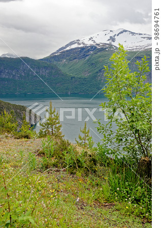 Beautiful norwegian fjord landscape - Andalsnes 98694761