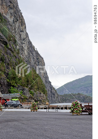 Beautiful norwegian fjord landscape - Andalsnes 98694763