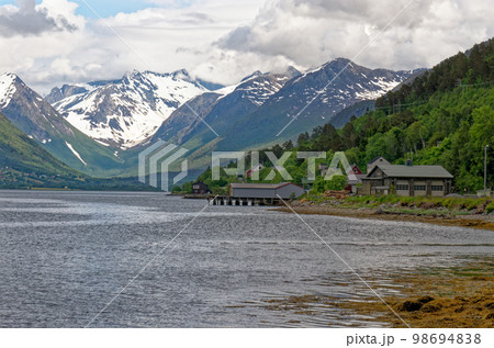 Beautiful norwegian fjord landscape - Andalsnes 98694838