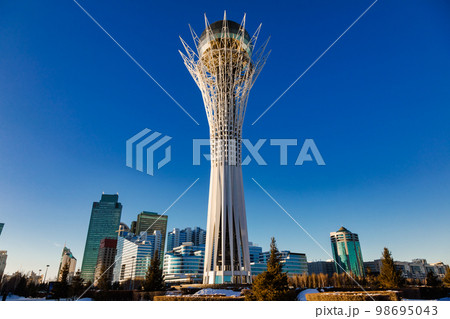 Baiterek monument and observation tower in Astana Kazakhstan 98695043