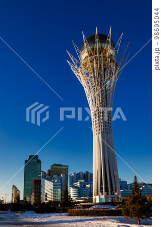 Baiterek monument and observation tower in Astana Kazakhstan 98695044