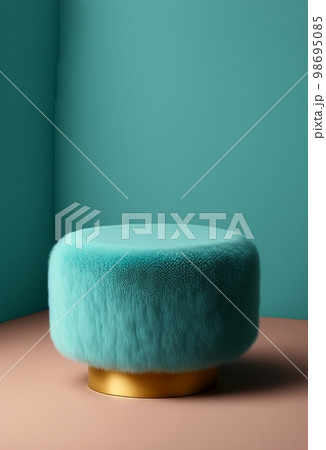 Podium for product advertisement or restaurant menus with beautiful background  98695085