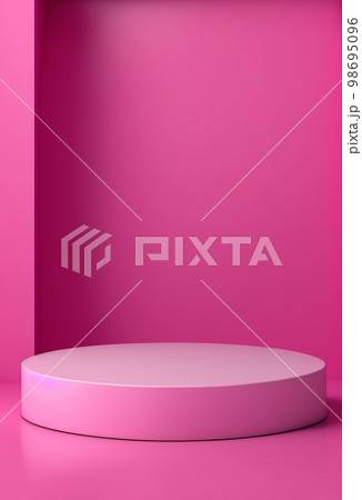 Podium for product advertisement or restaurant menus with beautiful background Podium for product advertisement or restaurant menus with beautiful background 98695096