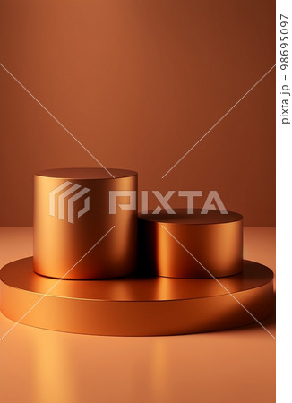 Podium for product advertisement or restaurant menus with beautiful background Podium for product advertisement or restaurant menus with beautiful background 98695097