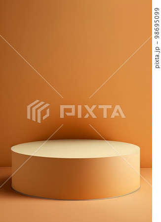 Podium for product advertisement or restaurant menus with beautiful background Podium for product advertisement or restaurant menus with beautiful background 98695099
