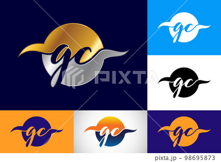 Initial Letter G C Logo Design Vector. Graphic Alphabet Symbol For Corporate Business Identity 98695873