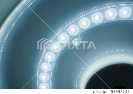 part of Ring LED module. the concept of modern economical lighting part of Ring LED module. the concept of modern economical lighting 98697132