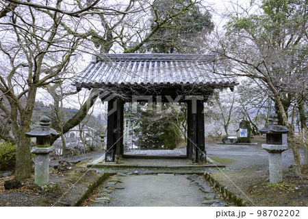 冬の秋月城跡（福岡県朝倉市） 98702202