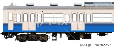 ドット絵風の通勤電車（仙石線103系：低運転台） 98702257