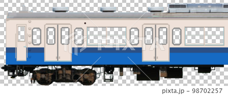 Pixel-style commuter train (Senseki Line 103 series: low cab) Pixel-style commuter train (Senseki Line 103 series: low cab) 98702257