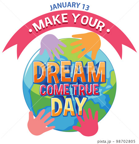 Make Your Dreams Come True Banner Design 98702805