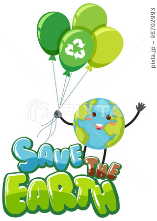 Save the earth banner design 98702993