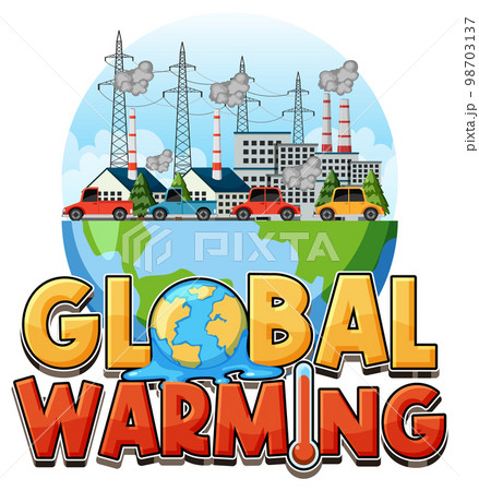Global warming vector concept Global warming vector concept 98703137